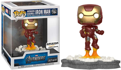 Funko Pop! Deluxe Marvel: Avengers Assemble Series - Iron Man Amazon Exclusive Figure 1 of 6