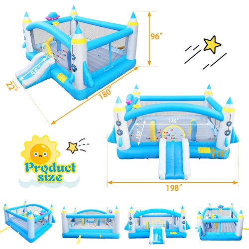 Inflatable Bouncers For Children KID BABY 198 x 180 INCHES Indoor outdoor use