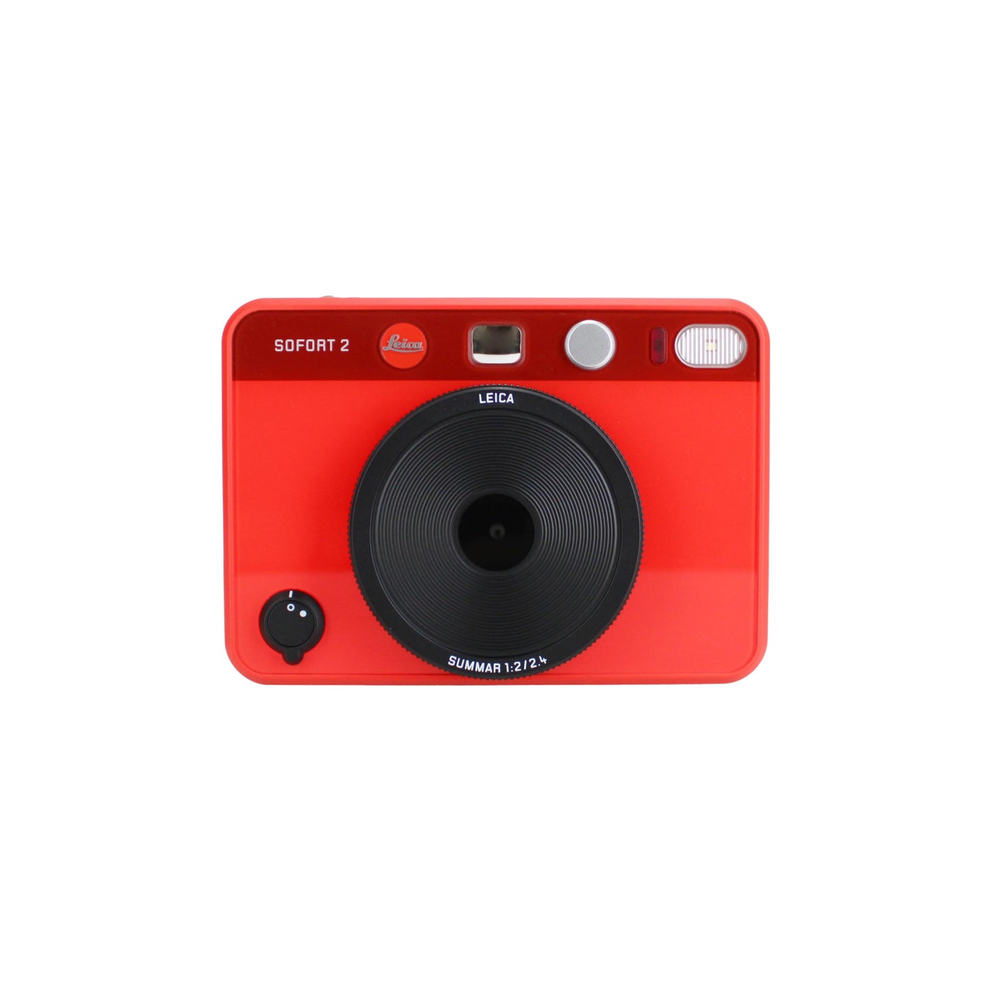 Leica Sofort 2 Digital and Instant Photo Camera with LCD Display Two Shutter Releases 10 Lens Effects and Leica FOTOS App Support (Red)