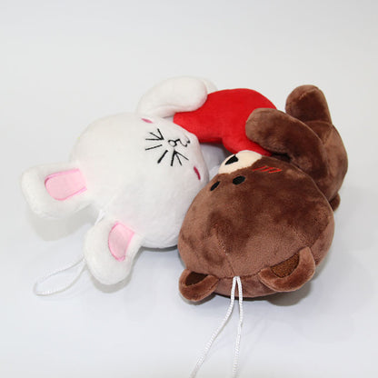 Brown Bear and Cony Rabbit Plush Couple Toy Decor