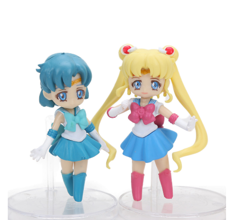 Salon Moon Anime Figurine Display Piece