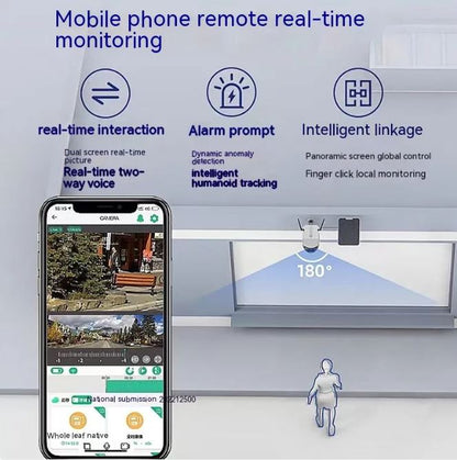 Mobile Phone APP Remote control Solar Security HD Camera