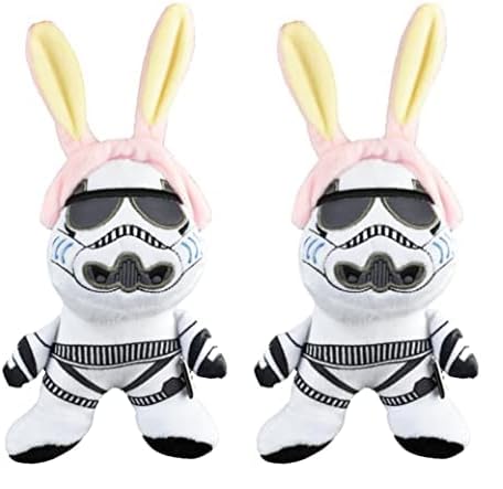 STAR WARS Easter 9" Stormtrooper Bunny Squeaker Pet Toy | 9 Plush Squeaker Easter Stormtrooper Pet Toy Toy for Dogs Easter Stuffed Stormtrooper 6 inch (Pack of 2)