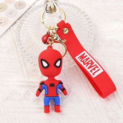 Marvel DC Keychain Pendant - SPIDERMAN BATMAN WONDERWOMAN CAPTAIN Superhero