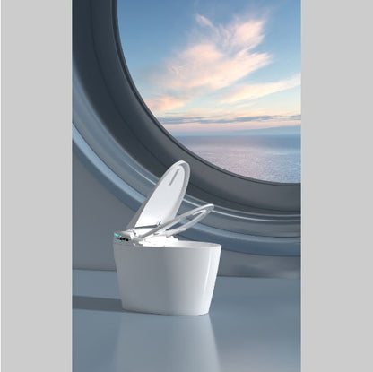 Smart Toilets Heated Seat Dual Automatic Flush Voice Control Foam Protective Cover Smart All-in-One Extended Modern Bidet