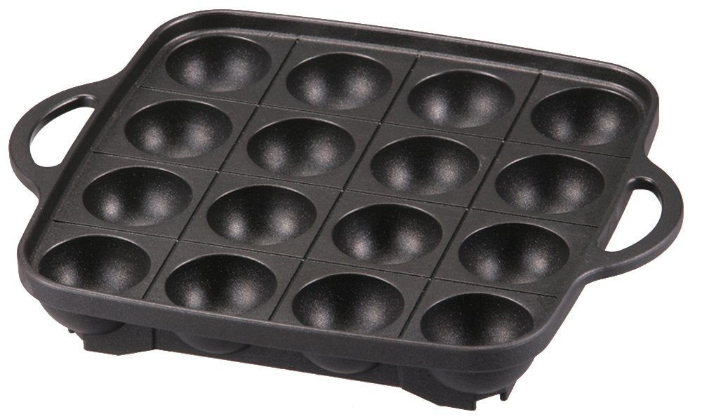 Iwatani Takoyaki Grill Pan  Medium Black kitchen ware