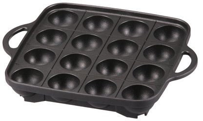 Iwatani Takoyaki Grill Pan  Medium Black kitchen ware
