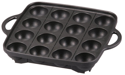 Iwatani Takoyaki Grill Pan  Medium Black kitchen ware