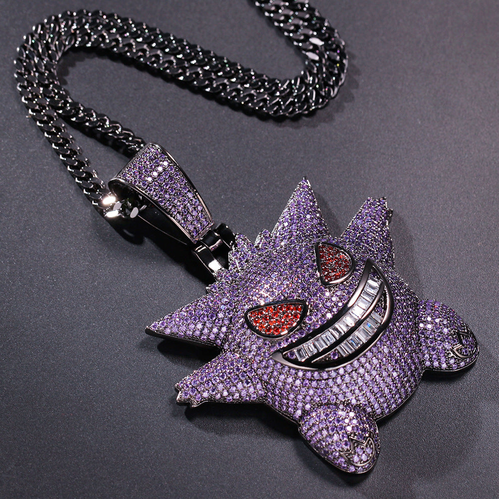 Zircon Crystal Pokemon Pendant Necklace (New Style)