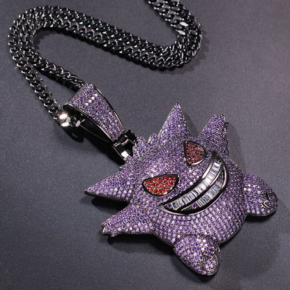 Zircon Crystal Pokemon Pendant Necklace (New Style)