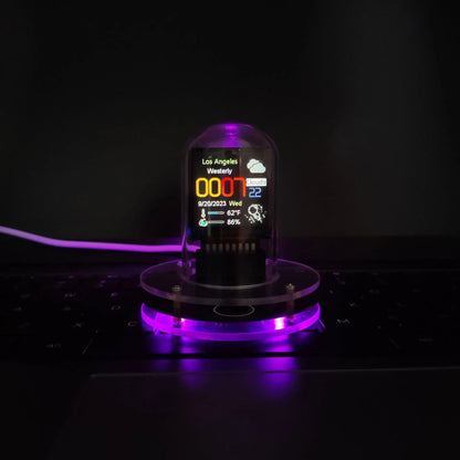 Black & White Meteorological RGB Desktop Ornament decor