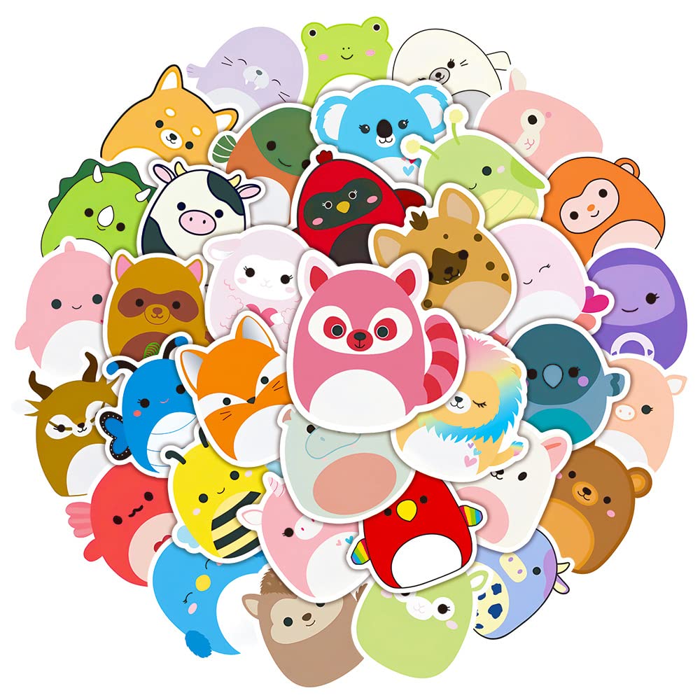 50Pcs Cute Cartoon Animal Waterproof Stickers Vinyl Decal Sticker