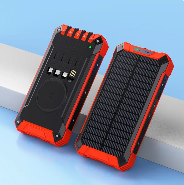 Solar Charge Wireless Power Bank 10000mah / up