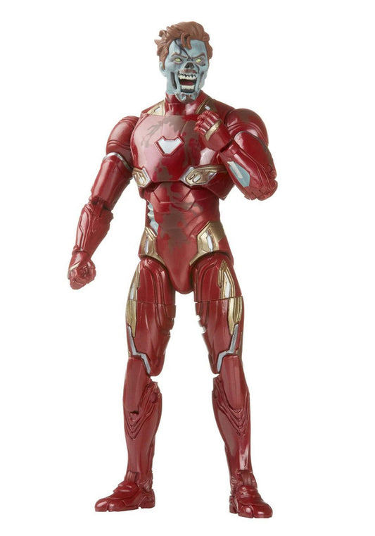 Marvel Legends Series MCU Disney Plus What if Zombie Iron Man Action Figure 6-inch Collectible Toy 4 Accessories Multicolor