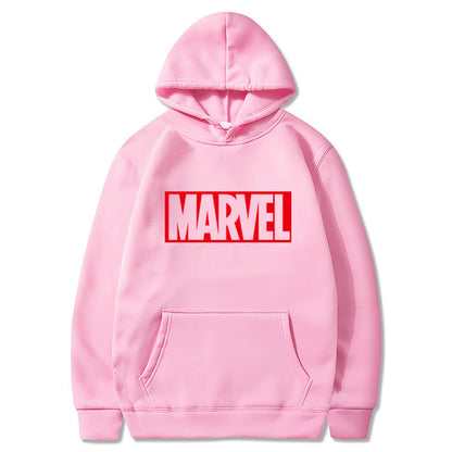 Men's Fashion Hoodie with MARVEL Print for Fall Winter