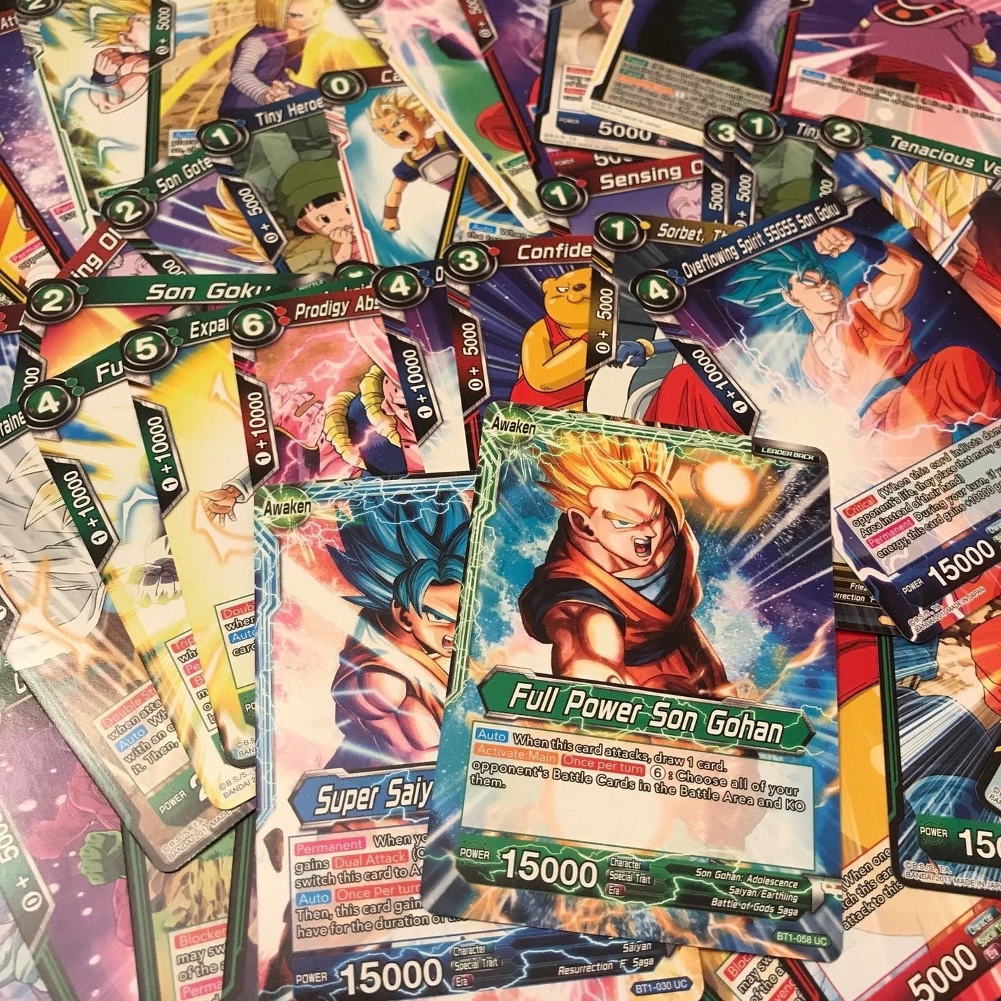 Dragon Ball Super TCG: Random Cards From Every Series 50 Cards in Each Lot