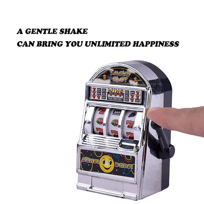 Mini Palm fruit lottery machine Keychain Game Console