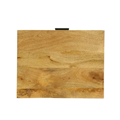 C-shaped wood Table with drawer 18x14x26.5 inch