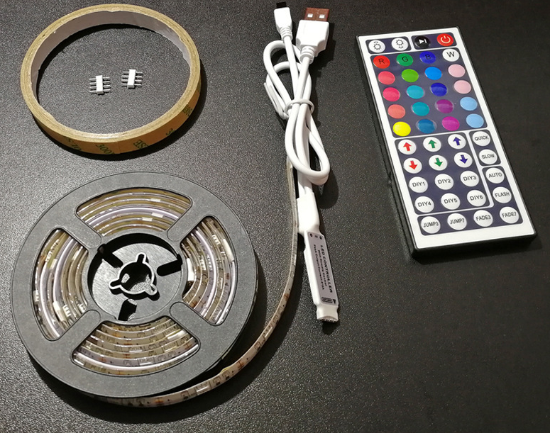 USB 2M LED Ambient Music Rhythm Light Strip