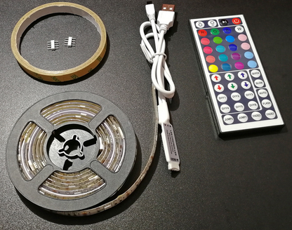 USB 2M LED Ambient Music Rhythm Light Strip