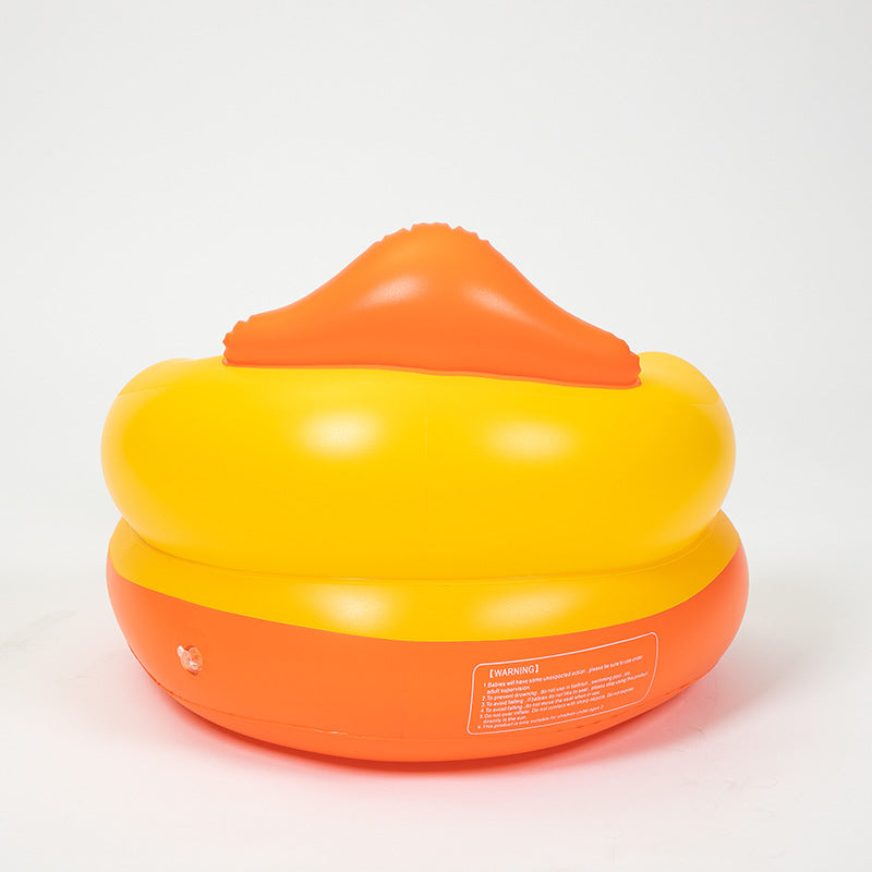 Wholesale Thick Inflatable Yellow Duck Baby Chair