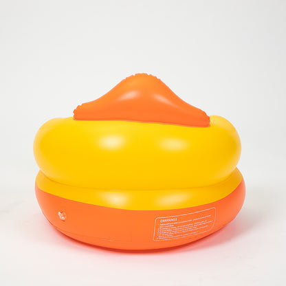 Wholesale Thick Inflatable Yellow Duck Baby Chair