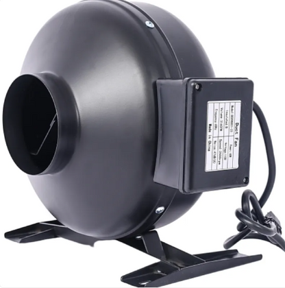 4-Inch Inline Duct Fan for Air Circulation 203 CFM Vent Blower