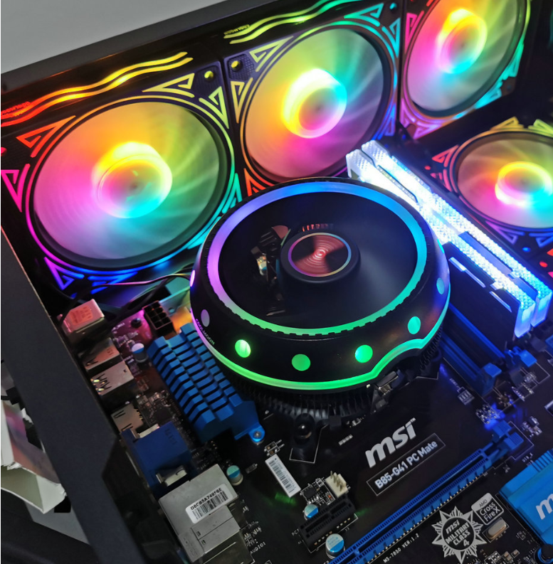Cool Moon UFO RGB CPU Cooler for Quiet Desktop PCs