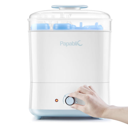 Papablic Baby Bottle Sterilizer and Dryer Electric Steam Sanitizer for Baby Bottles & Essentials Large Capacity Holds 11 Bottles