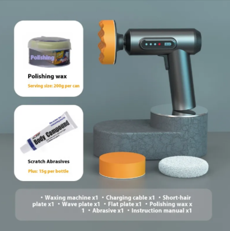Wireless Car Polisher set USB