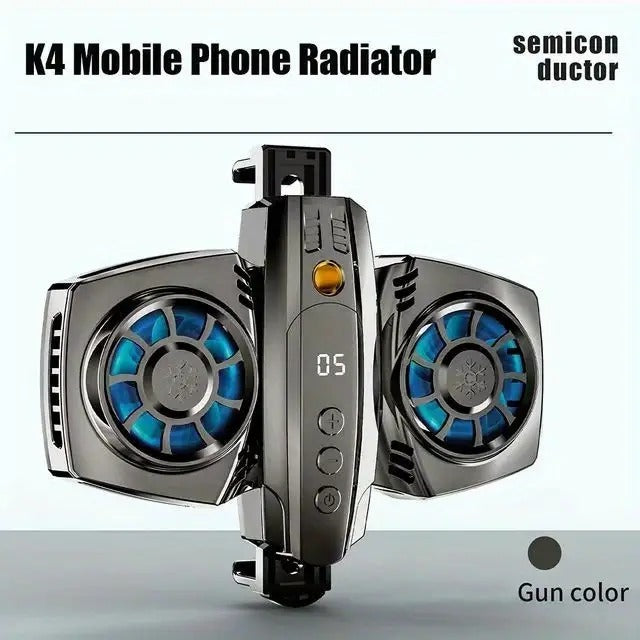 Portable Dual Cooling Fan for Mobile Phones