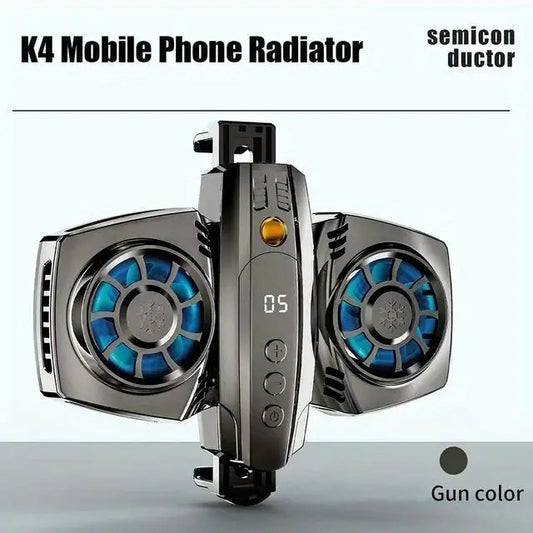 Portable Dual Cooling Fan for Mobile Phones