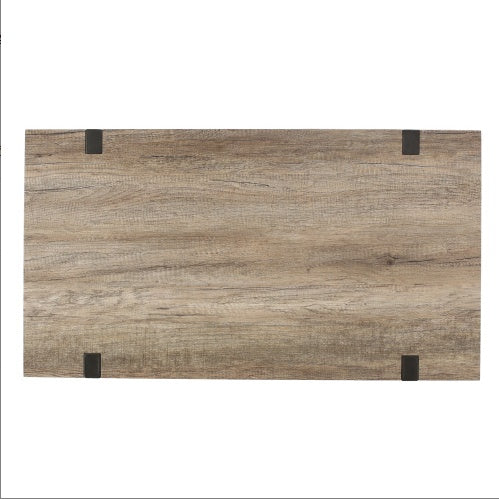 Faux Wood Coffee Table - 43.25" L x 23.60" W x 16.75" H - Canyon Grey