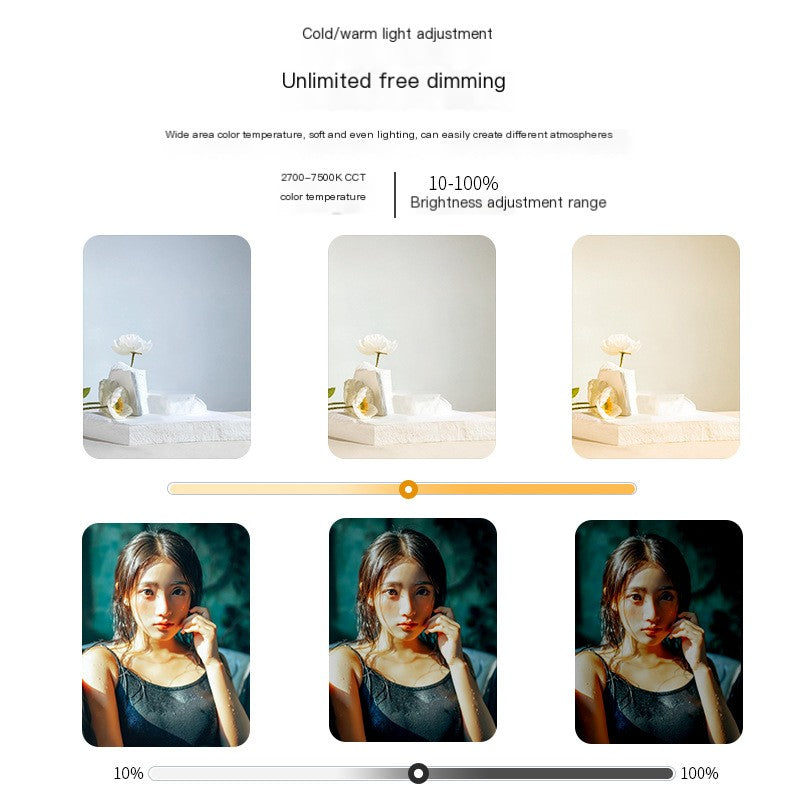RGB Handheld Photography Light with Music Sync