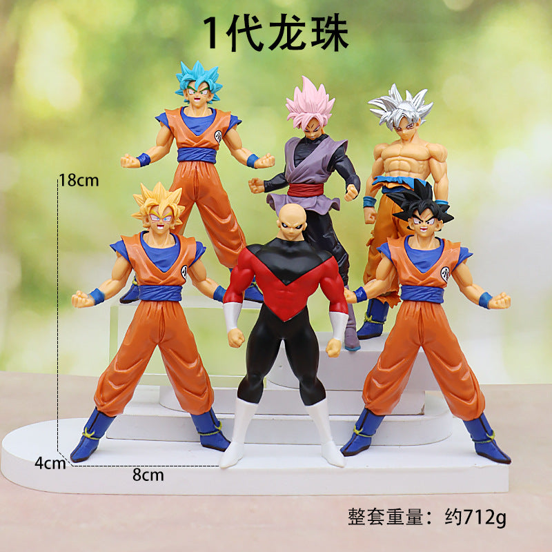 Dragon Ball Super Saiyan Action Figures - Goku & Vegeta