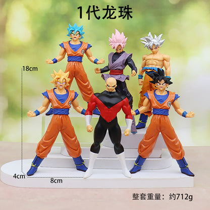 Dragon Ball Super Saiyan Action Figures - Goku & Vegeta