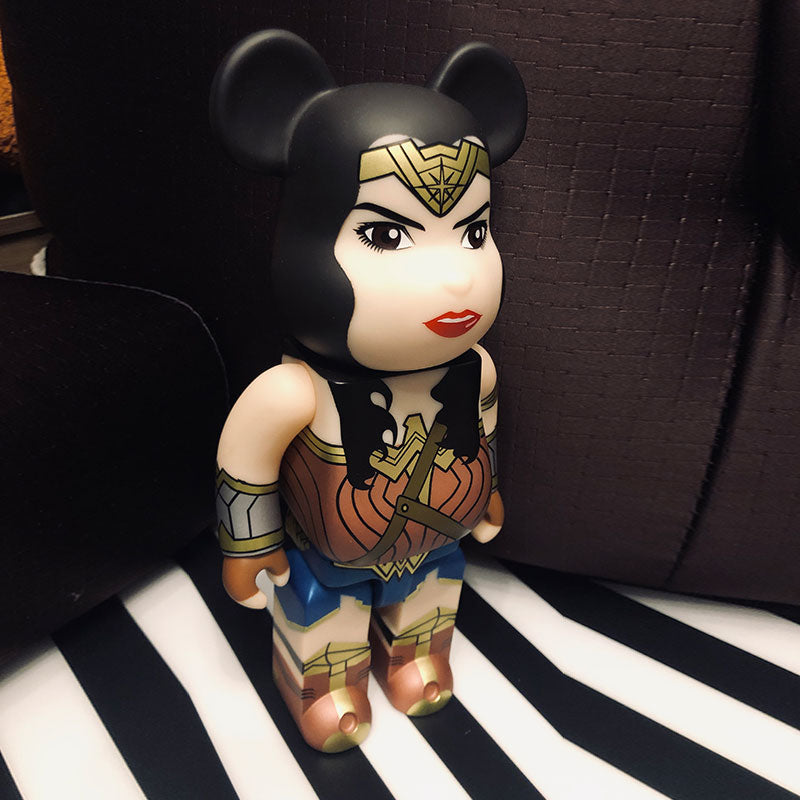 DC Wonder Woman and Bear Figurine Model Collectibles