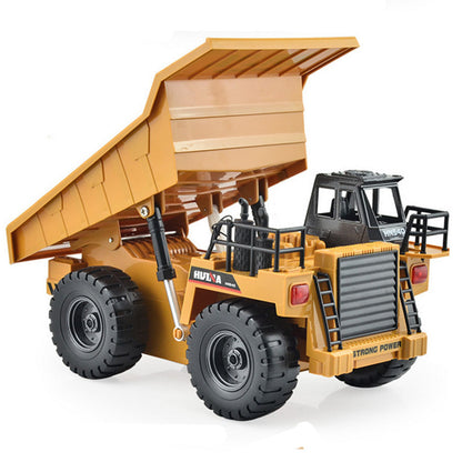 Remote Control Dump Truck Alloy Model Toy Vehicle 28cm