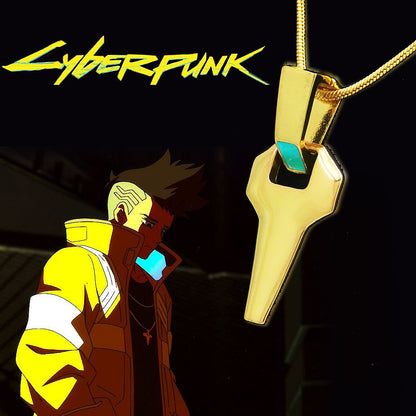 Cyberpunk Glow Pendant Necklace - Game Accessories