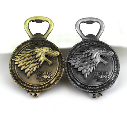 Game of Thrones Keychain with Bottle Opener