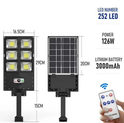 New Solar Double Row LED Street Light