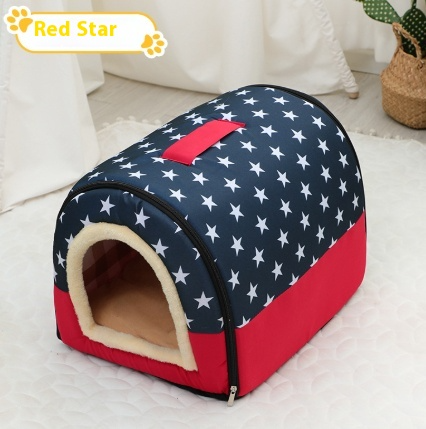 Portable Handle Pet dog cat Bed
