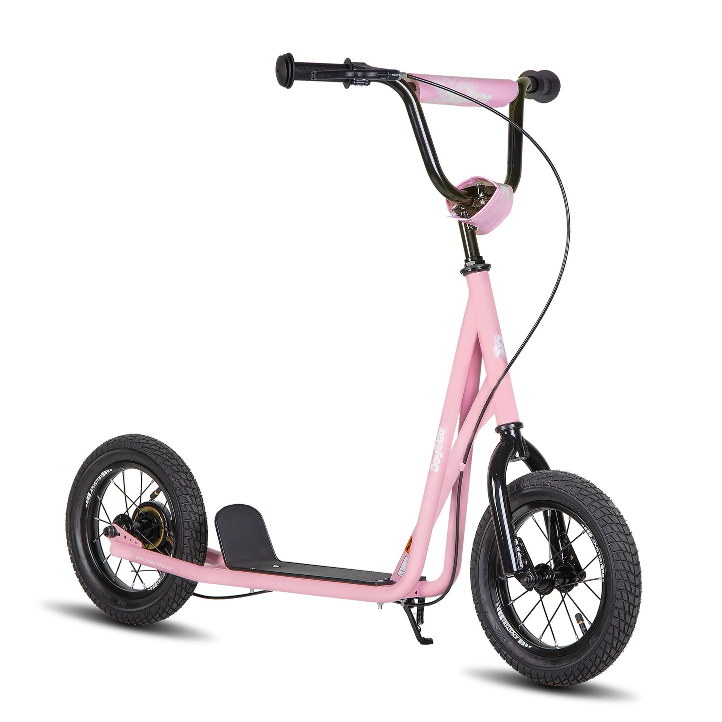 JOYSTAR Kick Scooter for Ages 5-9 Years Old Boys Girls 12 Inch Big Wheels Scooters for Kids Teens and Adults Adjustable Handlebar Kids Scooter Pink