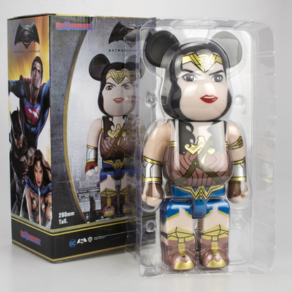 DC Wonder Woman and Bear Figurine Model Collectibles