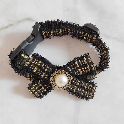 Sweet Cat Bow Tie Pet Collar