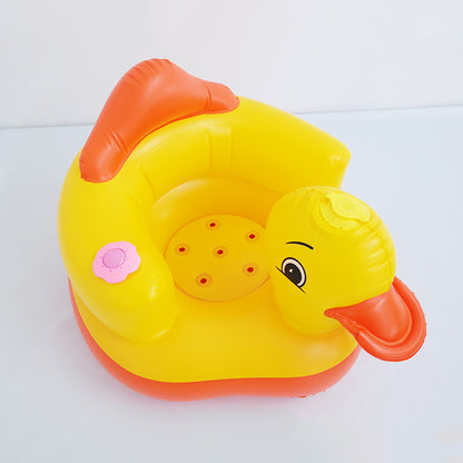 Wholesale Thick Inflatable Yellow Duck Baby Chair