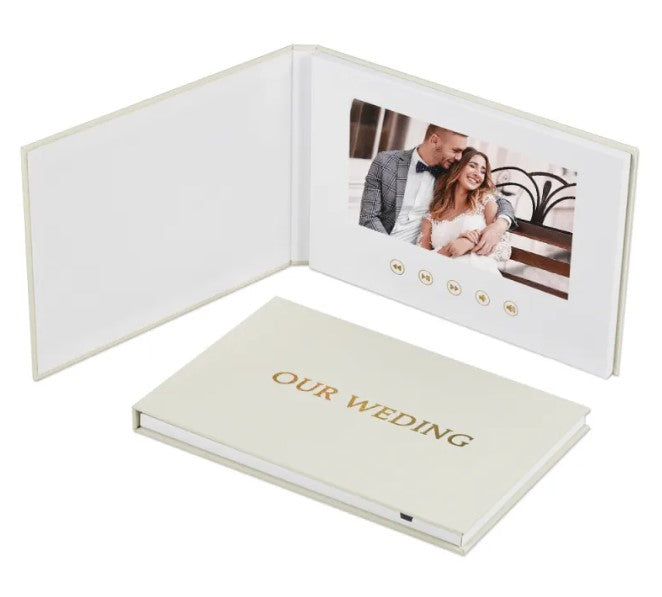 Electric Wedding Video Invitation card