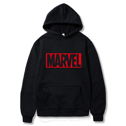 Men's Fashion Hoodie with MARVEL Print for Fall Winter