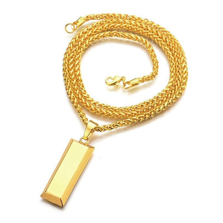 Kris Wu Style Men's Bold Necklace with Gun Pendant