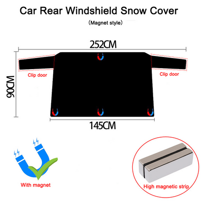 Car magnetic snow cover varies sizes